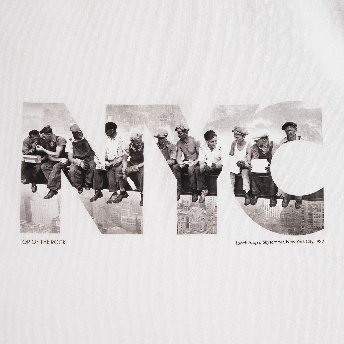 NYC Men on a Beam Hoodie