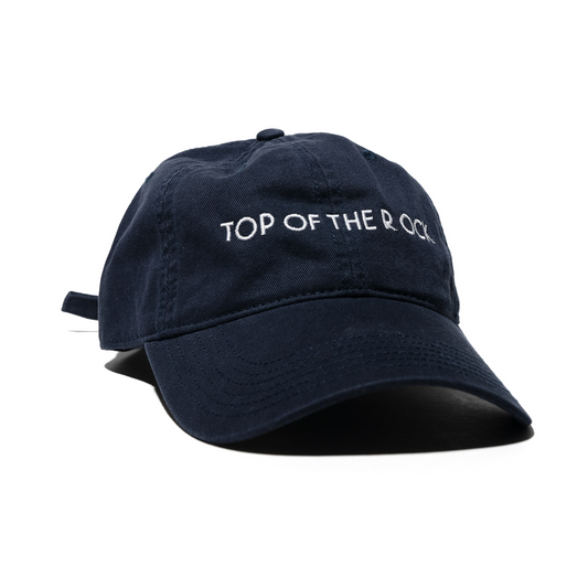 Embroidered Top of the Rock Dad Hat