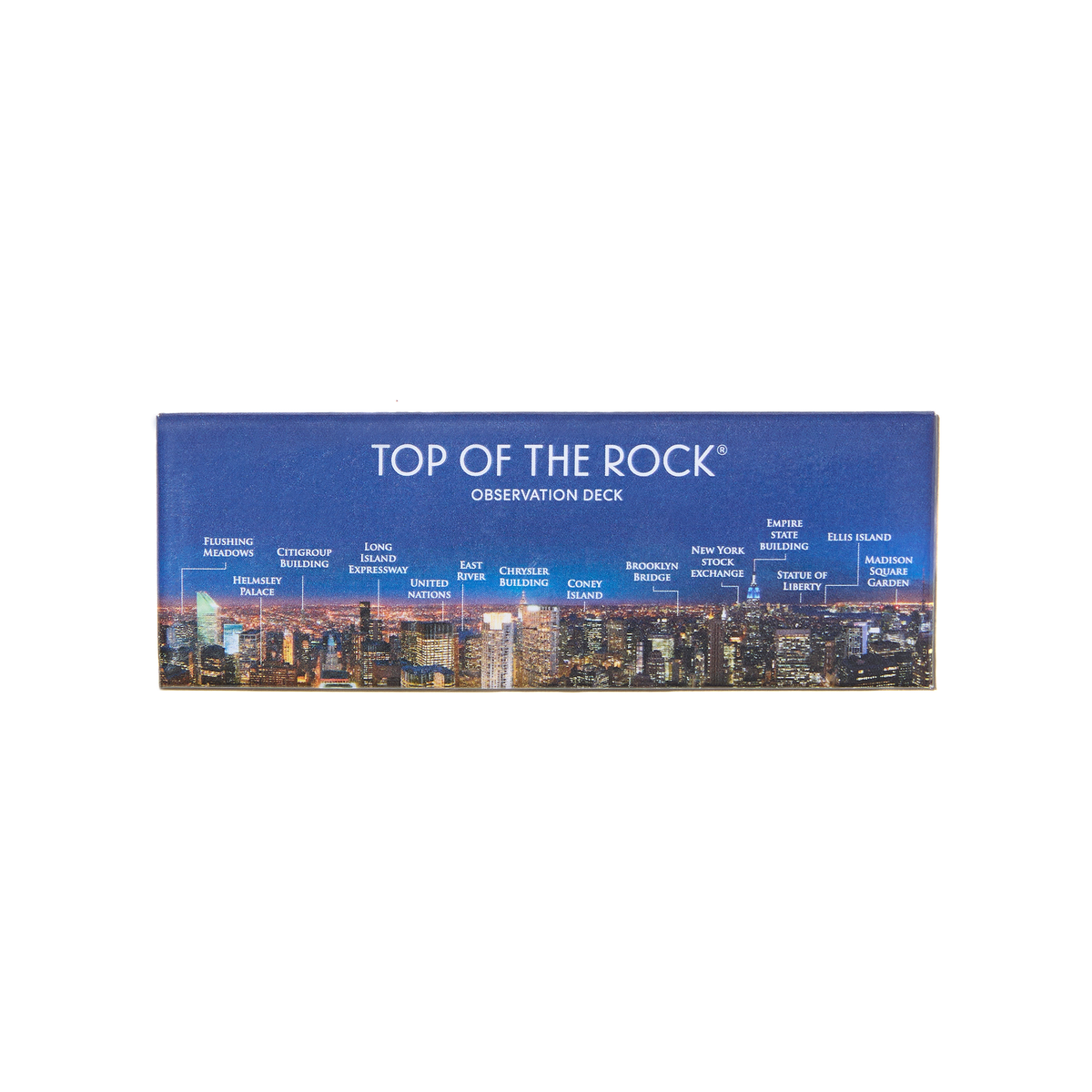 Top of the Rock Panorama Magnet Night