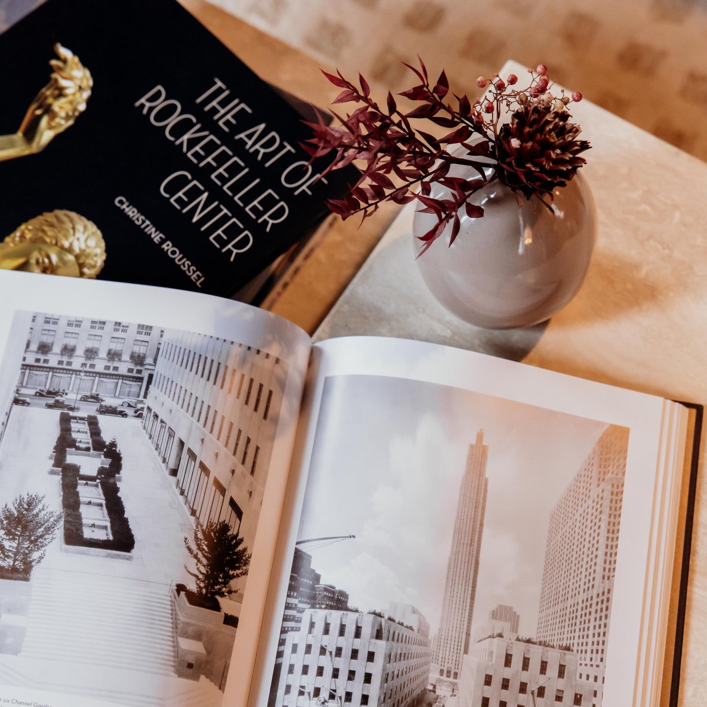 Art of Rockefeller Center Coffee Table Book