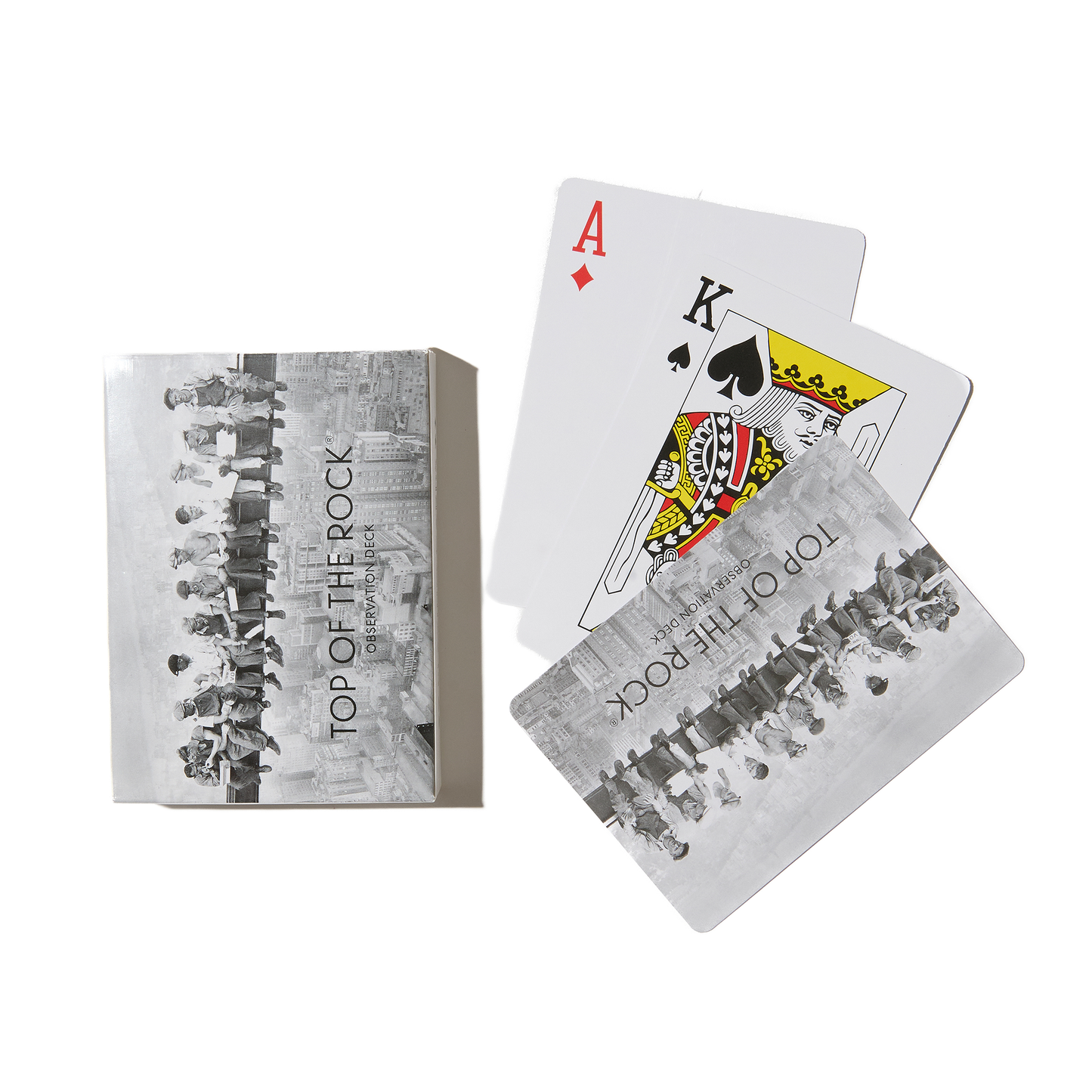 Men on a Beam Playing Cards