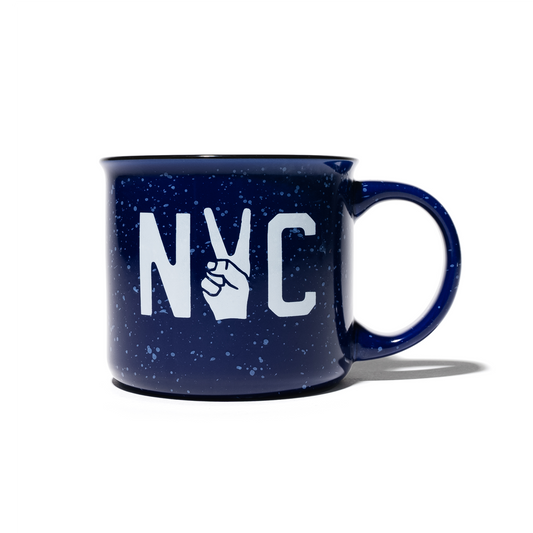 Oxford Pennant Enamel NYC Camp Mug