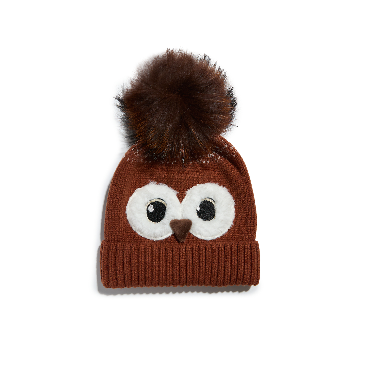 Roxy the Owl Brown Pom Pom Hat