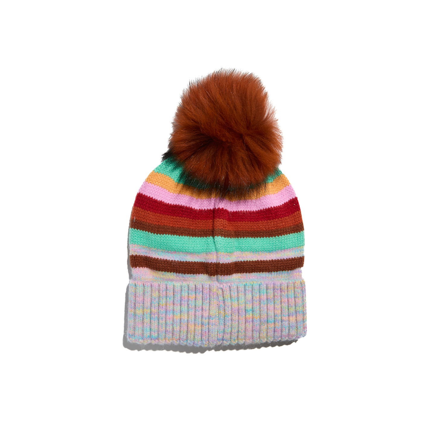 Roxy the Owl Striped Pom Pom Hat