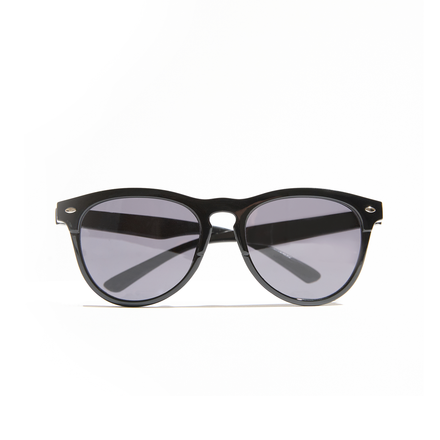 Skylift Round Black Sunglasses