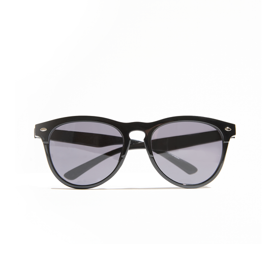 Skylift Round Black Sunglasses